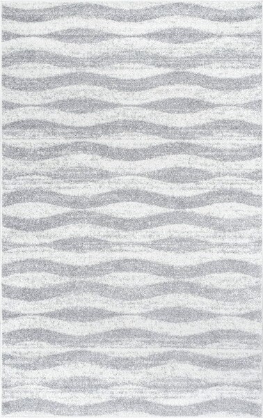 nuLoom NuloomTristanContemporaryWavesAreaRug4'x6'Gray