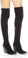Thumbnail for your product : Rachel Zoe Nico Over the Knee Wedge Boots