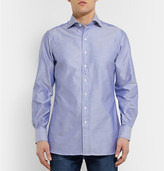 Thumbnail for your product : Drakes Woven-Cotton Shirt