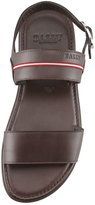 Thumbnail for your product : Bally Daiki Leather Fisherman Sandals, Brown