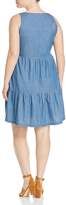 Thumbnail for your product : Junarose Tiered Chambray Dress