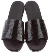 Thumbnail for your product : Jenni Kayne Embossed Slide Sandals w/ Tags