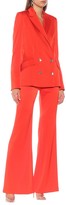 Thumbnail for your product : Galvan High-rise flared satin-crepe pants