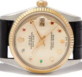 Thumbnail for your product : Lizzie Mandler Fine Jewelry pre-owned customised Rolex Datejust 26mm