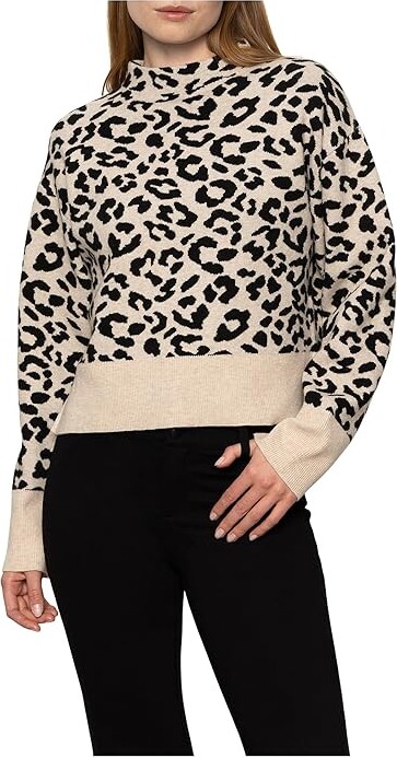 Sanctuary Soft Touch Popover Women's Sweater Spots : XL (US 14) Acrylic/Polyamide/Polyester
