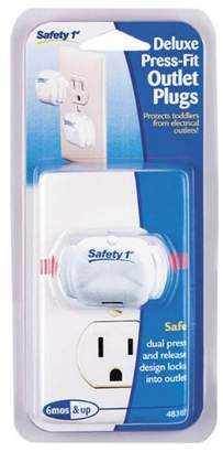 Safety 1st Juvenile Deluxe Press Fit Outlet Plugs 48307