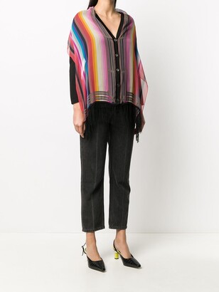 Hermès Pre-Owned 2000 Striped Silk Cardigan