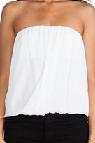 Thumbnail for your product : Alice + Olivia Carmela Draped Strapless Top