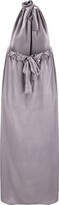 Thumbnail for your product : Cocoove Women's Tallulah Halter Satin Maxi Dress In Silver Grey