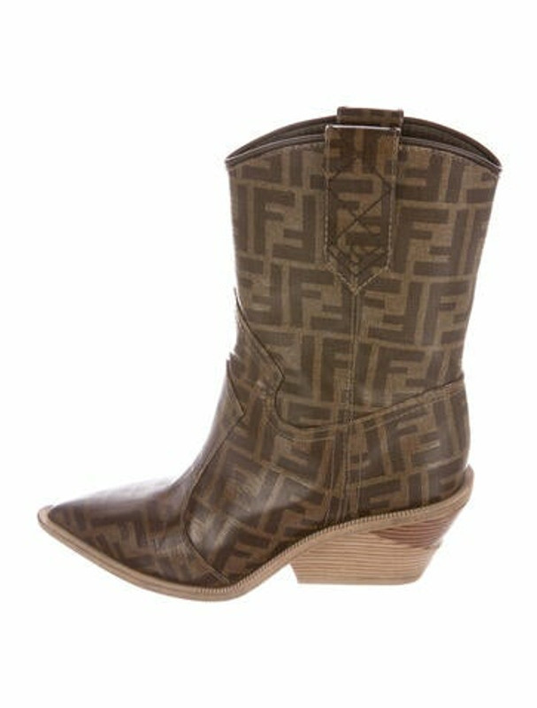 fendi zucca boots