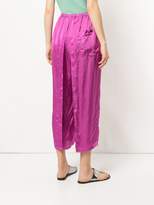 Thumbnail for your product : Aalto pleated detail cropped trousers