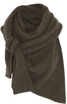 Thumbnail for your product : Christophe Lemaire Asymmetric yak and merino wool-blend scarf