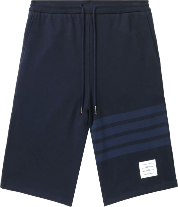 Thom Browne 4-Bar loopback track shorts