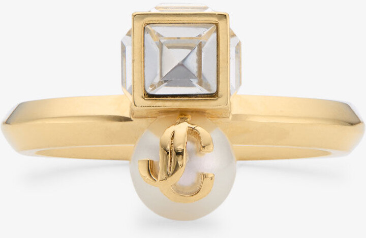 Jimmy Choo Jc Pearl Cube Ring