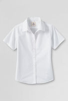 Thumbnail for your product : Lands' End Women's Short Sleeve Straight Collar Broadcloth Shirt