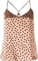 Thumbnail for your product : L'Agence Polka Dot Cami Top