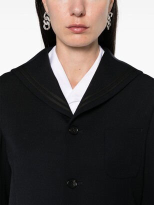 COMME DES GARÇONS GIRL Sailor-Collar Wool Jacket - ShopStyle