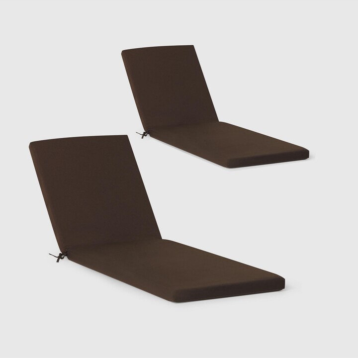 WestinTrends Outdoor Chaise Lounge Chair Cushions Set of 2 70\