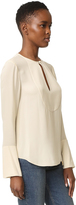 Thumbnail for your product : Theory Bahliee Flare Sleeve Blouse