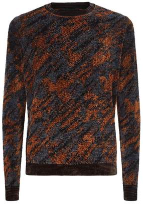Emporio Armani Mottled Chenille Sweater