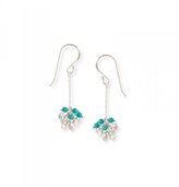 Thumbnail for your product : Oliver Bonas Silver Lei Cluster Turquoise  Earrings