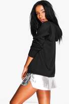 Thumbnail for your product : boohoo Athleisure Running Hooded Sweat