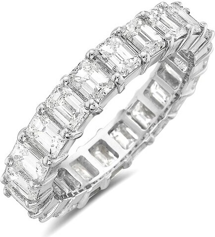 Forever Creations USA Inc. Forever Creations 14K Rose Gold 3.80 Ct. Tw. Diamond Stackable Eternity Ring