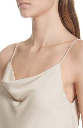 Theory Cowl Back Silk Camisole