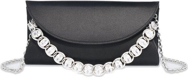 Judith Leiber Envelope Taylor Satin Clutch Bag