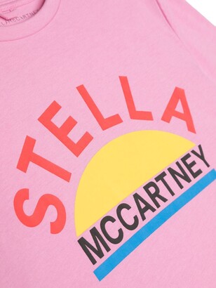 Stella McCartney Kids logo-print cotton T-shirt