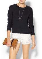 Thumbnail for your product : Autumn Cashmere Motocross Crew Neck Sweater
