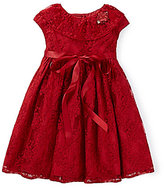 Thumbnail for your product : Laura Ashley 2T-6X Collared Lace Dress