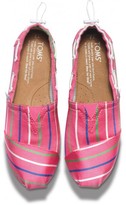 Thumbnail for your product : Toms Pink stripe youth bimini