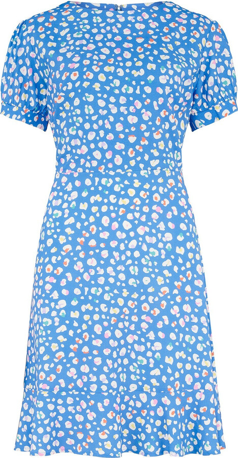 Sugarhill Brighton - Amoret Dress Blue, Rainbow Leopard - ShopStyle