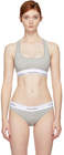 calvin klein underwear grey modern cotton bralette