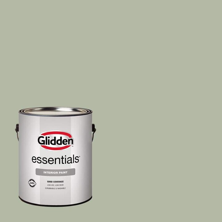Glidden Essentials 1 gal. PPG1124-4 Light Sage Eggshell Interior Paint