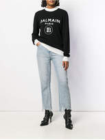 Thumbnail for your product : Balmain Logo Cotton Sweater