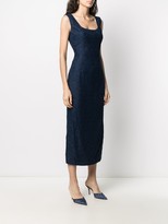 Thumbnail for your product : Dolce & Gabbana Pre-Owned Lace Panel Midi Dress
