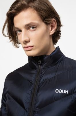 HUGO BOSS Regular-fit jacket with recycled filling