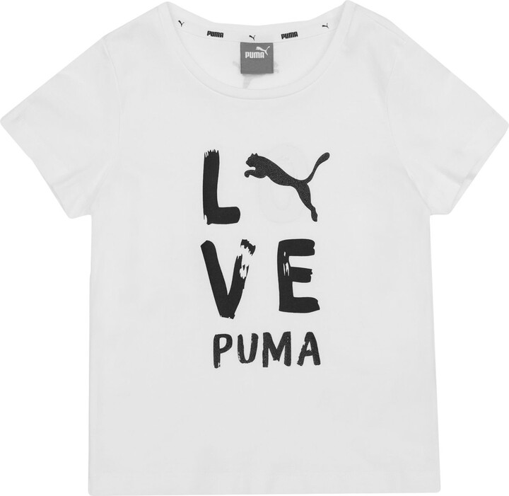 Puma Women\'s Tees - Girls\' Graphic ShopStyle International T-Shirt