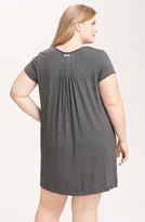 Thumbnail for your product : DKNY '7 Easy Pieces' Pintuck Sleep Shirt (Plus Size)