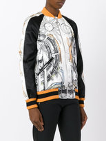 Thumbnail for your product : Gucci Jayde Fish printed bomber jacket