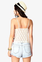 Thumbnail for your product : Forever 21 Cropped British Flag Cami