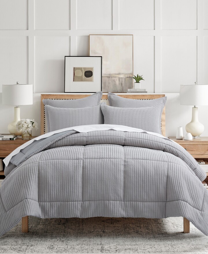 Levtex Mills Waffle Textured 2-Pc. Comforter Set, Twin/Twin Xl