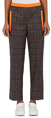 Kolor Women's Checked Wool-Blend Flannel Pants