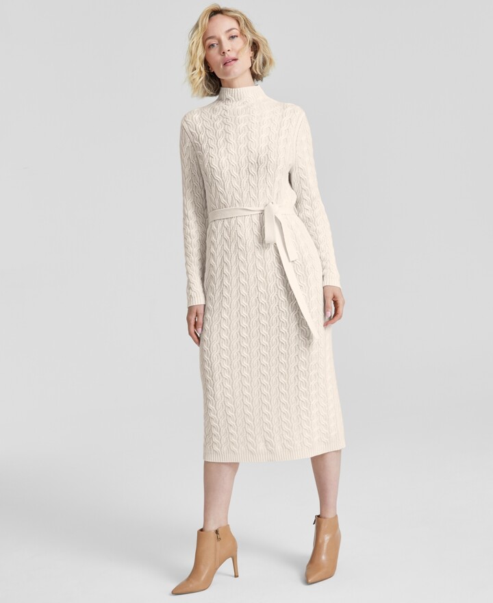 Midi Dress Macy's Women's Sweater Dresses Womens Dresses