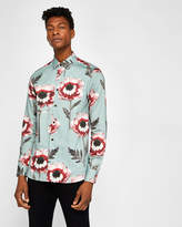 Thumbnail for your product : EVEREST Flower print cotton shirt