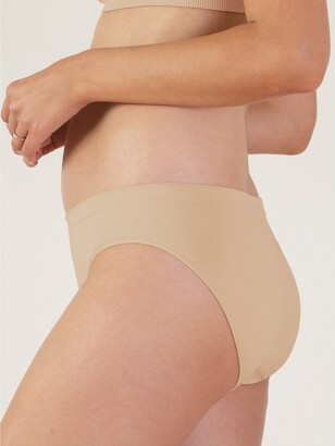 Bravado Designs Mid-Rise Seamless Panty, Butterscotch XL/XXL