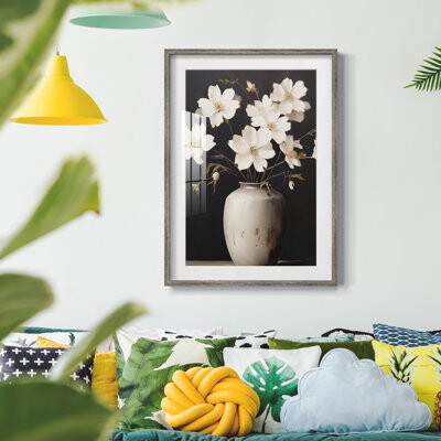 Wexford Home Vintage Floral Print XXVIII -Framed Print