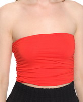 Thumbnail for your product : Forever 21 Ruched Tube Top